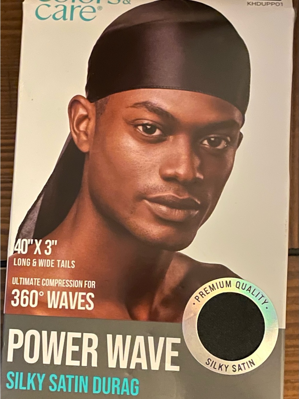 Kiss Silky Satin Durag - Black